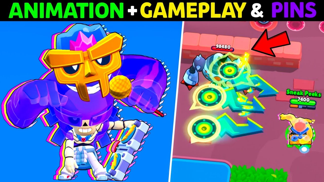 Brawl Stars: все скины DJ Poco: геймплей, анимация, стоимость, значок, спрей и значок игрока