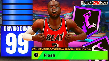 99 DRIVING DUNK WITH HOF POSTERIZER + HOF SLITHERY IS THE BEST SLASHER BUILD IN NBA2k23!!!