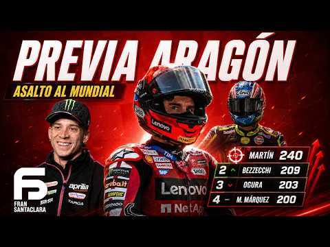 Video PREVIA ARAGÓN MOTOGP, MARC MÁRQUEZ DEBE IR EN MODO ATAQUE