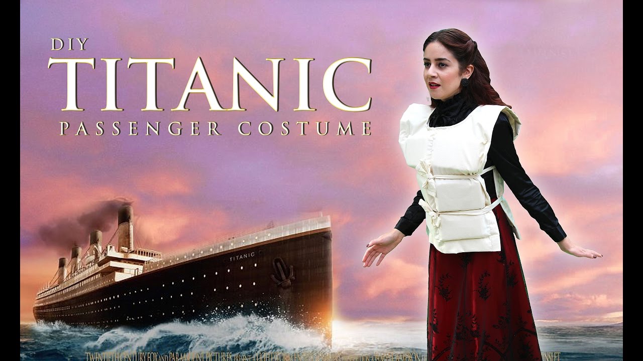 DIY Titanic Passenger Halloween Costume || Lucykiins - YouTube
