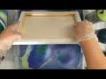 Hydro Dipping (Water Marbling) Canvases Easy and Fun