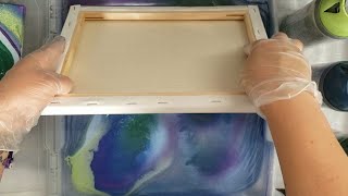 Hydro Dipping (Water Marbling) Canvases Easy and Fun