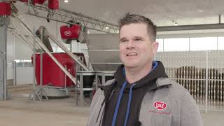 Lely Vector  Automatic feeding and conventional milking  Collin Walker