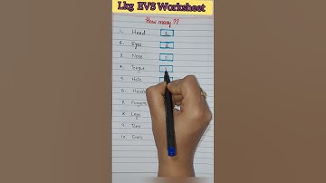 How Many? One Head| Two Eyes| #sblittlewings #evs