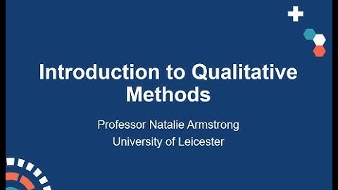 Training | Introduction to Qualitative Methods | 14 March 2024