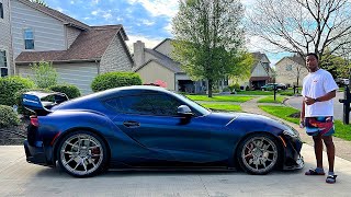 REVEALING THE WRAP & FINAL MODS ON MY NEW TOYOTA SUPRA!!!
