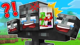 How Mikey & JJ Control WITHER Mind in Minecraft? - Maizen