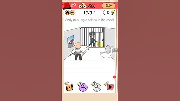 Brain Test 2 Tricky Stories Prison Escape Level 6 answer or walkthrough