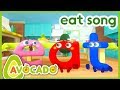 Eat song  kids phonics  nursery rhyme  singalong and dance  avocadoabc