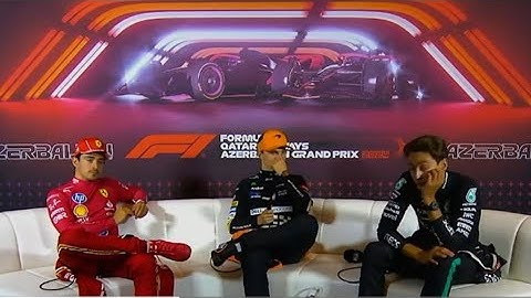F1 Azerbaijan GP Post Race Press Conference | Formula 1 2024 Azerbaijan Grand Prix