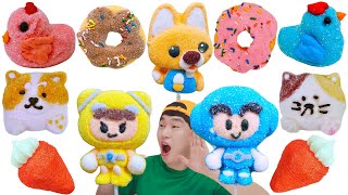 마시멜로 먹방 marshmallow mukbang 초코 딸기 구운 마시멜로우 Big Marshmallow Eating show 재미있는영상 JJAEMI째미