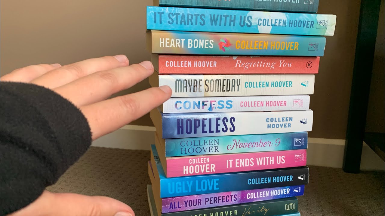 asmr | book ranking 📚 colleen hoover