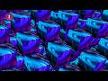 Mystic Animated Loop - Cubes Tech (Blue and Purple) | 10 Minutes Animated Background