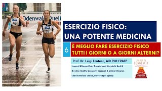 Is it better to train every day or every other day? | Prof. Luigi Fontana