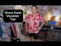 Summer Vacation Top with the CUTEST Details | GRACE KARIN Haul