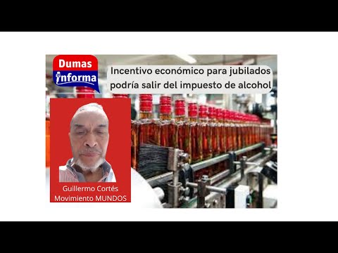 Del impuesto de la producción de alcohol podría salir incentivo económico para jubilados