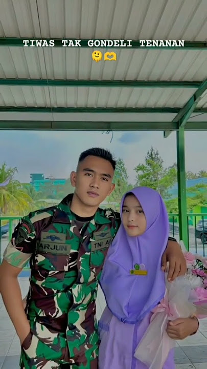 Pasangan Romantis TNI abdinegara viral tik tok terbaru #pasangan #fotostudio