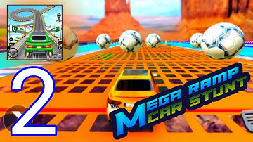Mega Ramp Car Stunt – Gameplay Walkthrough Part 2 - (iOS, Android)