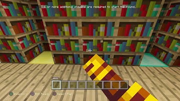 Minecraft:PS4 Edition | How to open the bookshelves in the minigame lobby
