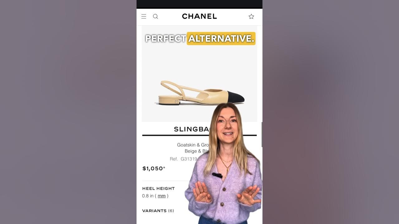 I found the perfect affordable dupe for the Chanel slingbacks