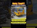 #Gurugram—3 men caught on CCTV stealing a teacher’s motorcycle in seconds, raising safety concerns.