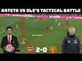 Tactical Analysis: Arsenal 2-0 Manchester United | Arteta vs Solskjaer |Tactical battle