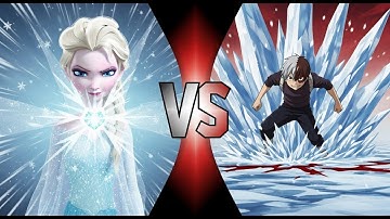 ❄️ ELSA vs TODOROKI — AI Elemental Ice Battle | Epic Cinematic Frost Clash - The Contenders