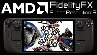 FSR3 Suicide Squad Steam Deck Frame Generation