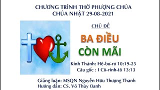 HTTL HUẾ - Chương trình thờ phượng Chúa - 29/08/2021