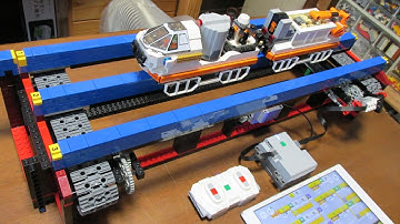 Lego Monorail Traverser test 5 with Powered Up
