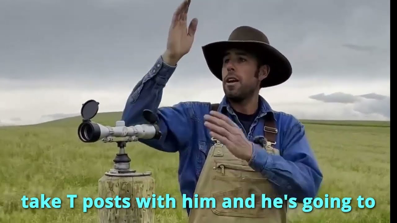 How to get a perfectly straight fence line with rifle scope Ranch Hacks