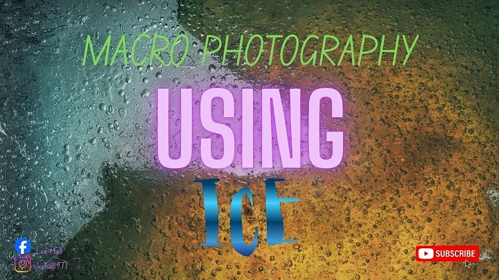 “Easy Indoor Macro Photography Tutorial | Ice + LED Light Setup”