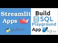 Building a simple sql playground app with streamlit  python
