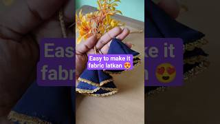 Easy to make it fabric latkan for blauj लहंगाsut#tendig#designideas#sleeve #blauj#diy #blousedesign