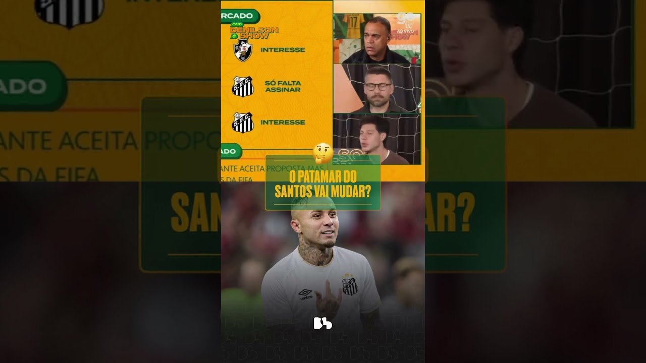 O SANTOS DE NEYMAR MUDA DE PATAMAR COM ÉVERTON CEBOLINHA? | DENILSON SHOW #shorts