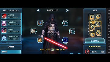 Darth Revan Arena Mods Explained