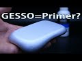 Use gesso as primer for 3d parts