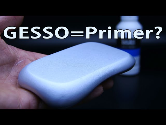 Use Gesso as Primer for 3D parts class=