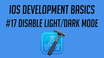 iOS Development, #17: Disable Light/Dark Mode