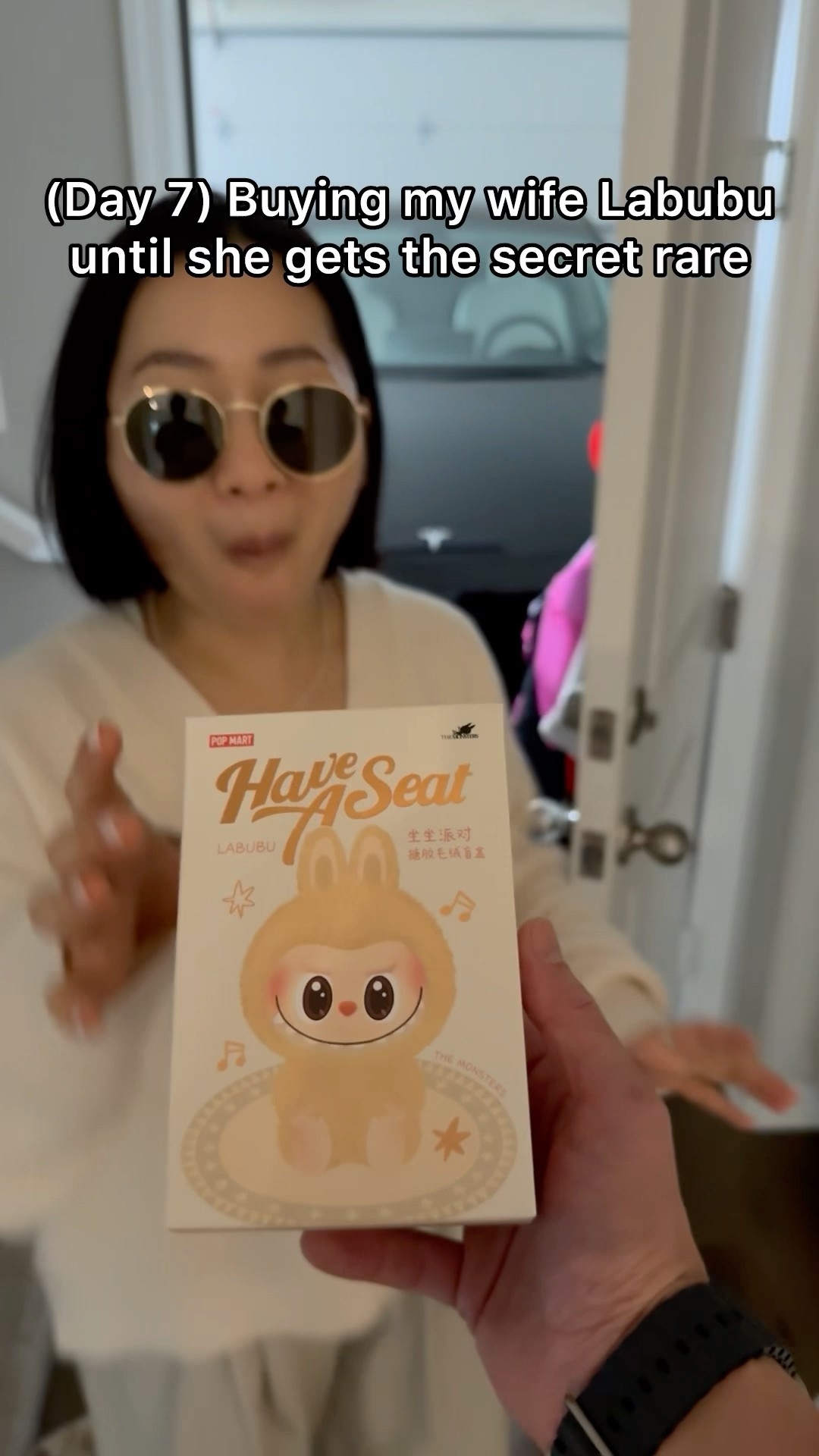 (Day 7) Buying my wife Labubu until she gets the secret rare
