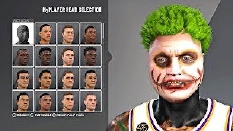 How To Get ANY FACE SCAN In NBA 2K22 *Updated* Joker,Chucky Face Creation 2K22)