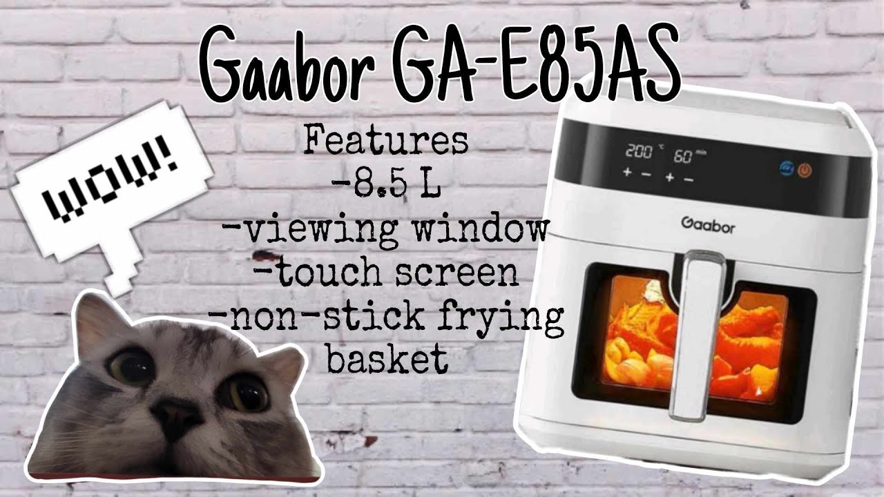 Gaabor GAE85AS Air Fryer Unboxing/Review YouTube