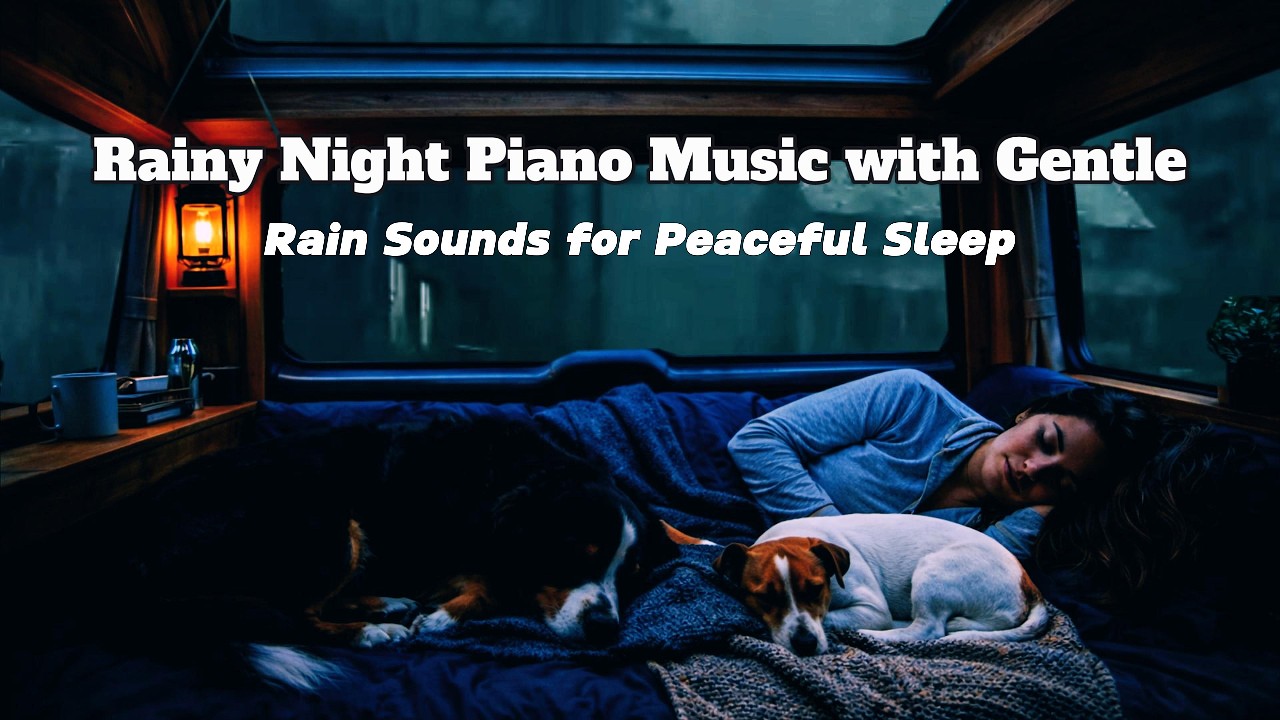 Relaxing Piano & Rain Sounds for Deep Sleep – 8 Hour Calm Night ...