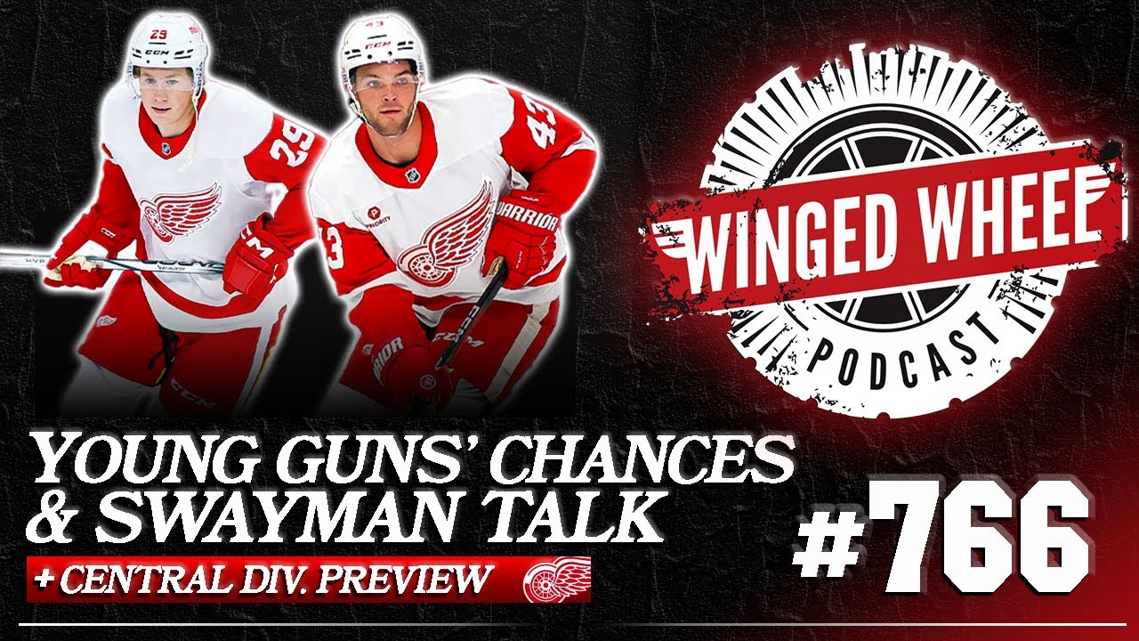 ROOKIE RED WINGS' CHANCES, SWAYMAN, & CENTRAL DIVISION PREVIEW - Winged Wheel Podcast - Oct. 2, 2024