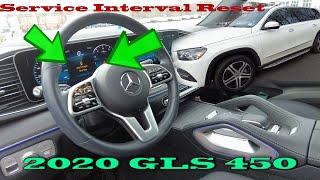 BENZWERKS 2020 Mercedes Benz GLS 450 Service Interval Reset screenshot 5