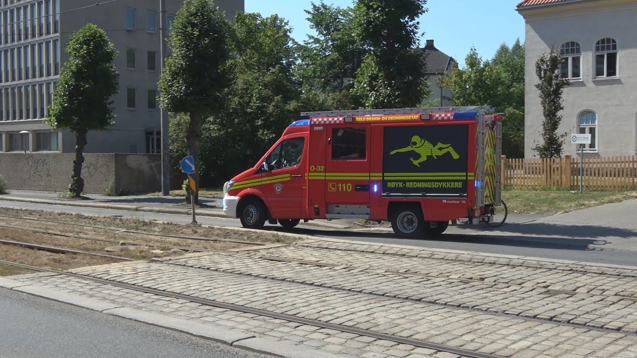 Oslo Fire Department O32 Responding YouTube