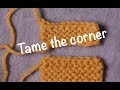 Neater Finish of Bind Off Corner // Technique Tuesday