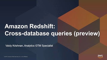 Introduction to Cross Database Queries for Amazon Redshift