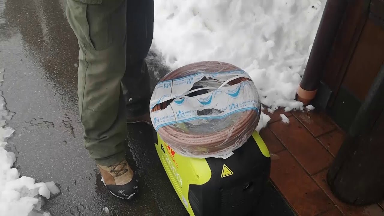 La lunga notte della Garfagnana tra copiose nevicate e ...blackout