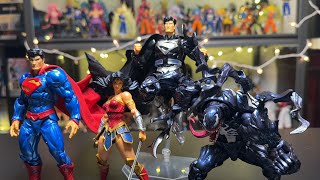 Revoltech Superman & Wonder Woman VS Venom! - Isaakman1218 #revoltech #superman #wonderwoman #venom